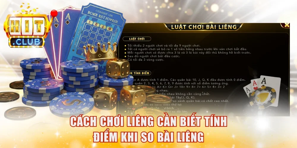 Cách chơi Liêng cần biết tính điểm khi so bài Liêng