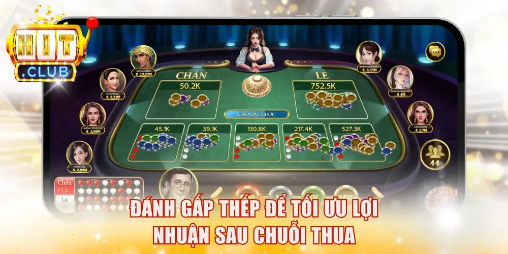 Đánh gấp thếp để tối ưu lợi nhuận sau chuỗi thua