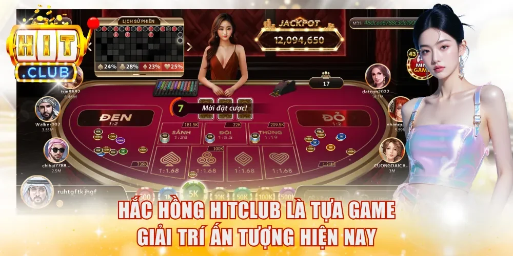 Hắc Hồng HitClub là tựa game giải trí ấn tượng hiện nay